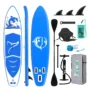 FunWater 350+84+15CM Inflatable Stand Up Paddle Board Perfect Surfboard For Surfing Touring Yoga Fishing Unisex Adult Paddle Board With Seat,Adjustable...