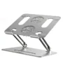 B3 Foldable Aluminum Laptop Stand with Dual RGB Cooling Fans Speed Control Height Adjustable Portable Laptop Holder for 13.1 15.6...