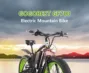 GOGOBEST GF700 26*4.0 Fat Tire Electric Mountain Bike 17.5Ah Battery 500W Dual-Motor