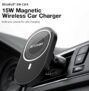 BlitzWolf® BW-CW4 15W Car Magnetic Wireless Charger Air Vent Car Phone Holder Car Mount 360° Rotation for iPhone 12 for...