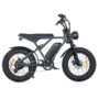 ONESPORT ONES3 48V 17.5AH 500W 20*4.0inch Fat Tire Electric Bicycle 50KM Max Mileage 120KG Payload Electric Bike