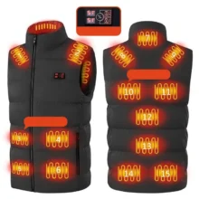 TENGOO HP-15 : Αμάνικο θερμαινόμενο τζάκετ με 15 σημεία θέρμανσης, και μίνι οθόνη με ένδειξη θερμοκρασίας στα 27.8€!