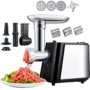 EU Direct Novulife 1000W Stainless Steel Electric Meat Grinder Multifunctional For Home Use For Sausage Making Meat Grinder Food Processor...