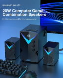 BlitzWolf BW-GT2 : 2.1 ηχεία 20W από την Blitzwolf με Bluetooth, FM Radio και LED φωτισμό!