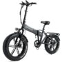 SAMEBIKE XWLX09 10Ah 48V 500W 20 Inches Moped Electric Bike Smart Folding Bike 80-90km Mileage Max Load 150-180kg
