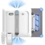 Liectroux S9 Smart Window Cleaning Robot,With 2 Roller Brushes,6 Way Water Pump Spray,10000Pa Suction,Brushless Motor,Frameless Works,8 Microswitches,Safety Rope and Power...