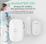BlitzWolf BW-DB1: Self-Power ασύρματο κουδούνι 38 ήχων στα 14€!