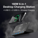 BlitzWolf BW-S27 : Επιτραπέζιος φορτιστής 160W, με 6USB θύρες και Qi φορτιστή 15W στα 24.2€!