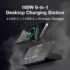 BlitzWolf 868H : Επιτραπέζιος φορτιστής 160W, 5 θυρών, με πληροφορίες για την κάθε θύρα και ασύρματη φόρτιση 15W, στα 29.5€!