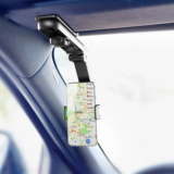 Πτυσσόμενη βάση κινητού με κλιπ για το αλεξήλιο, σε ένα απαραίτητο gadget για το αυτοκίνητο σου.