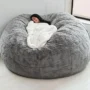 Xmund Nordic Minimalist Bean Bag Chair Slipcover Modern Machine Washable Soft AndDurable Cover For Living Room Home Decor Easy To...