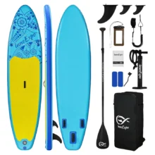 [ΑΠΟ ΕΥΡΩΠΗ] InnoExpo Inflatable SUP: Η φουσκωτή σανίδα που αντέχει 190 κιλά για όλη την οικογένεια!