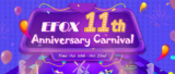Anniversary Carnival με δεκάδες προσφορές, για τα 11α γενέθλια του EfoxShop