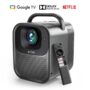 [Upgraded Edition] ETOE Seal Pro 1300 ANSI 1080P Projector – Netflix & Google TV Certified, Dolby Audio, Auto Focus, 2...