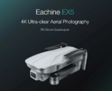 [Δυο μπαταρίες!] Eachine EX5: Ένα σούπερ, Foldable, Drone με 4Κ HD κάμερα στα 89€!