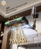 [#Ιστορικό_Χαμηλό] Proscenic P20 OnePass: Με 70000Pa suction και λυγιζόμενο σωλήνα για να μη μένει τίποτα όρθιο