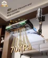 [#Ιστορικό_Χαμηλό] Proscenic P20 OnePass: Με 70000Pa suction και λυγιζόμενο σωλήνα για να μη μένει τίποτα όρθιο