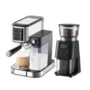 NovuLife Espresso Coffee Machine & Burr Grinder Set