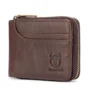 BULLCAPTAIN Men Short Wallet RFID Blocking Card Holder