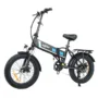 ONESPORT OT10 Electric Bike 48V 12Ah Battery 500W Motor 20*4.0inch Tires 35KM Max Mileage 120KG Max Load Folding Electric Bicycle