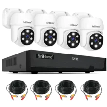 [Από Ευρώπη] SriHome NVS008 AH030: Πλήρες σετ με 4 κάμερες 5MP και NVR για να έχεις το κεφάλι σου ήσυχο
