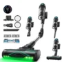 Vactidy Blitz V15 Max Cordless Vacuum Cleaner,65kPa Suction,60Mins Runtime,1.5L Dustbin,180 Bendable Wand,6 Stage HEPA Filter,Vacuum Mop Combo