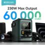 KUULAA 230W 222Wh 60000mAh Power Bank