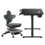 NEWTRAL Small Standing-Mate Ergonomic Standing Desk Chair + ACGAM Height Adjustable Electric Desk