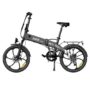 PVY Z20 Pro Folding Electric Bike, 250W 36V 14.5Ah Removable Battery, 20*2.3 inch Wide Tire, Max 100km Range, Aluminum Frame...