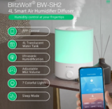 Blitzwolf BW-SH2: Ο έξυπνος υγραντήρας 4 λίτρων που αλλάζει χρώματα και ομορφαίνει το χώρο σας και κοστίζει μόλις 32,8€ απο Τσεχία!!