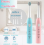 5 Modes Sonic Electric Toothbrush Portable USB Charging Waterproof Vibration Toothbrush With 4 Brush Heads