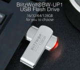 [8.3€ με το VIP κουπόνι] Blitzwolf BW-UP1: Aλουμινένιο περιστρεφόμενο USB3.0 στικάκι (32GB/64GB) με 14.3 από Ευρώπη!